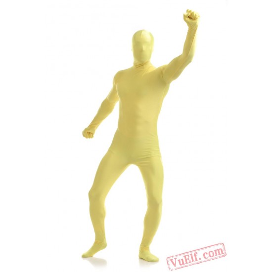 Funny Beige Lycra Spandex BodySuit | Zentai Suit