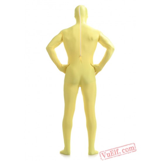 Funny Beige Lycra Spandex BodySuit | Zentai Suit