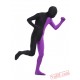 Funny Black Purple Lycra Spandex BodySuit | Zentai Suit