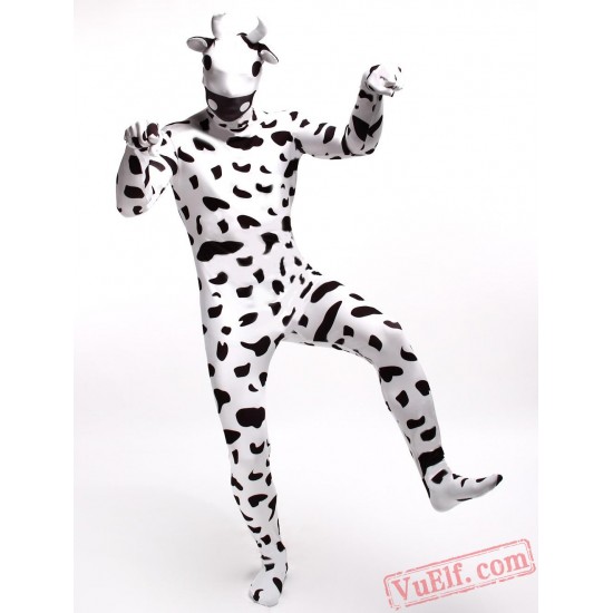 Funny Cow Costumes - Lycra Spandex BodySuit | Zentai Suit