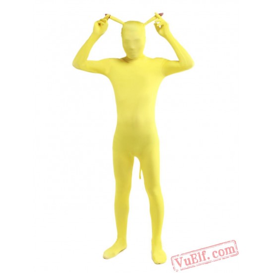 Pikachu Zentai Suit - Spandex BodySuit | Full Body Costumes