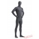 Funny Dark Gray Lycra Spandex BodySuit | Zentai Suit