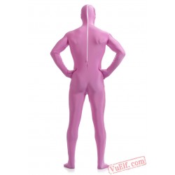 Funny Pink Lycra Spandex BodySuit | Zentai Suit