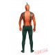 Funny Pumpkin Lycra Spandex BodySuit | Zentai Suit