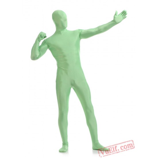 Funny Green Lycra Spandex BodySuit | Zentai Suit