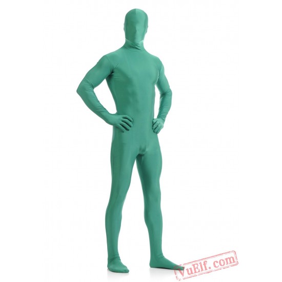 Funny Green Lycra Spandex BodySuit | Zentai Suit